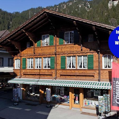 Im Zentrum Og Lägenhet Adelboden Exteriör bild